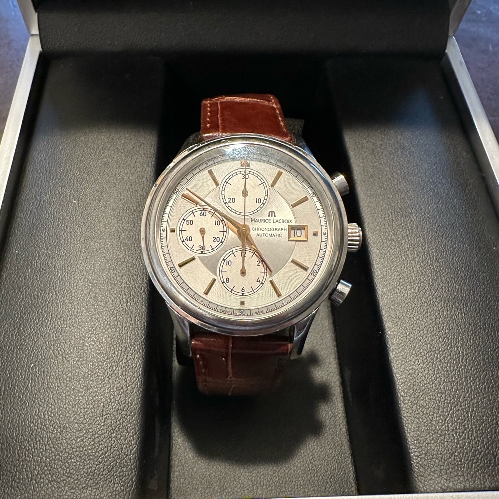 Maurice Lacroix Pontos Chronograph Watch LC 6158